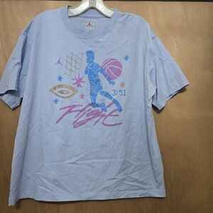 Nike Light Blue Graphic T-Shirt